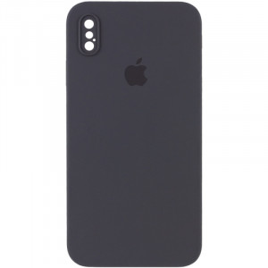 Чохол Silicone Case Square Full Camera Protective (AA) для Apple iPhone XS / X (5.8