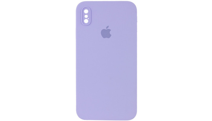 Чохол Silicone Case Square Full Camera Protective (AA) для Apple iPhone XS / X (5.8