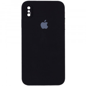 Чехол Silicone Case Square Full Camera Protective (AA) для Apple iPhone XS / X (5.8