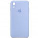 Чохол Silicone Case Square Full Camera Protective (AA) для Apple iPhone XR (6.1") Блакитний / Lilac Blue