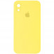 Чохол Silicone Case Square Full Camera Protective (AA) для Apple iPhone XR (6.1") Жовтий / Yellow