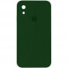 Чохол Silicone Case Square Full Camera Protective (AA) для Apple iPhone XR (6.1") Зелений / Army green