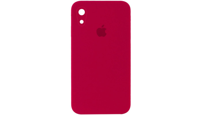 Чехол Silicone Case Square Full Camera Protective (AA) для Apple iPhone XR (6.1