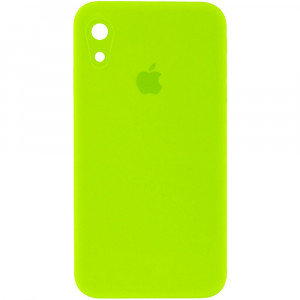 Чехол Silicone Case Square Full Camera Protective (AA) для Apple iPhone XR (6.1