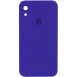 Чохол Silicone Case Square Full Camera Protective (AA) для Apple iPhone XR (6.1") Фіолетовий / Ultra Violet