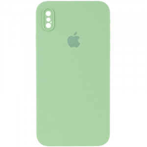 Чехол Silicone Case Square Full Camera Protective (AA) для Apple iPhone XS Max (6.5