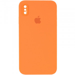 Чехол Silicone Case Square Full Camera Protective (AA) для Apple iPhone XS Max (6.5