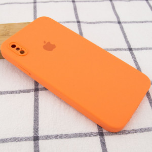 Чехол Silicone Case Square Full Camera Protective (AA) для Apple iPhone XS Max (6.5