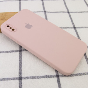 Чехол Silicone Case Square Full Camera Protective (AA) для Apple iPhone XS Max (6.5