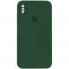 Чехол Silicone Case Square Full Camera Protective (AA) для Apple iPhone XS Max (6.5") Зеленый / Cyprus Green