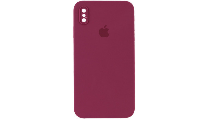 Чехол Silicone Case Square Full Camera Protective (AA) для Apple iPhone XS Max (6.5