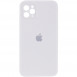 Чехол Silicone Case Square Full Camera Protective (AA) для Apple iPhone 11 Pro (5.8") Белый / White