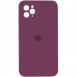 Чохол Silicone Case Square Full Camera Protective (AA) для Apple iPhone 11 Pro (5.8") Бордовий / Maroon