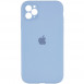 Чохол Silicone Case Square Full Camera Protective (AA) для Apple iPhone 11 Pro (5.8") Блакитний / Lilac Blue