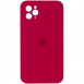 Чохол Silicone Case Square Full Camera Protective (AA) для Apple iPhone 11 Pro (5.8") Червоний / Rose Red