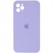 Чохол Silicone Case Square Full Camera Protective (AA) для Apple iPhone 11 Pro (5.8") Бузковий / Dasheen
