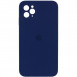 Чохол Silicone Case Square Full Camera Protective (AA) для Apple iPhone 11 Pro (5.8") Темно-синій / Midnight blue