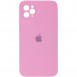 Чохол Silicone Case Square Full Camera Protective (AA) для Apple iPhone 11 Pro (5.8") Рожевий / Light pink