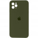 Чохол Silicone Case Square Full Camera Protective (AA) для Apple iPhone 11 Pro (5.8") Зелений / Dark Olive