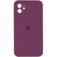 Чехол Silicone Case Square Full Camera Protective (AA) для Apple iPhone 11 (6.1