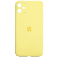 Чехол Silicone Case Square Full Camera Protective (AA) для Apple iPhone 11 (6.1