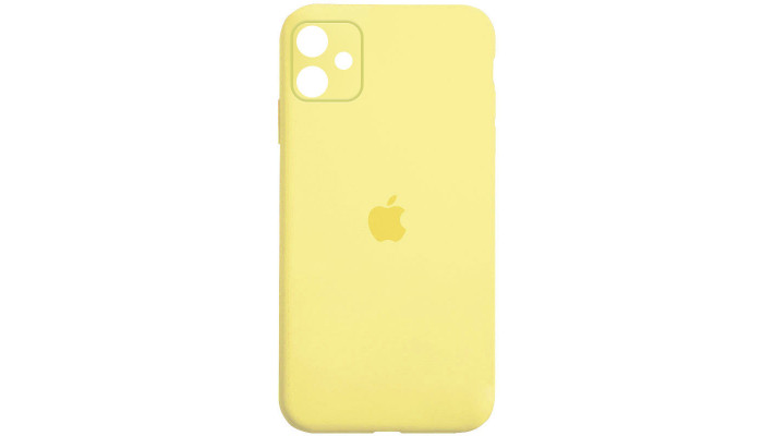 Чехол Silicone Case Square Full Camera Protective (AA) для Apple iPhone 11 (6.1