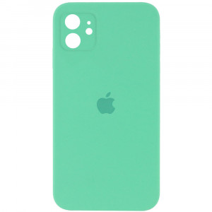 Чехол Silicone Case Square Full Camera Protective (AA) для Apple iPhone 11 (6.1