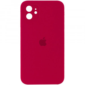 Чехол Silicone Case Square Full Camera Protective (AA) для Apple iPhone 11 (6.1