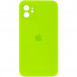 Чохол Silicone Case Square Full Camera Protective (AA) для Apple iPhone 11 (6.1") Салатовий / Neon green