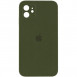 Чехол Silicone Case Square Full Camera Protective (AA) для Apple iPhone 11 (6.1") Зеленый / Dark Olive