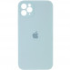 Чохол Silicone Case Square Full Camera Protective (AA) для Apple iPhone 11 Pro Max (6.5") Бірюзовий / Light Turquoise