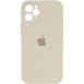 Чохол Silicone Case Square Full Camera Protective (AA) для Apple iPhone 11 Pro Max (6.5") Бежевий / Antigue White