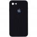 Чохол Silicone Case Square Full Camera Protective (AA) для Apple iPhone 6/6s (4.7") Чорний / Black
