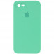 Чехол Silicone Case Square Full Camera Protective (AA) для Apple iPhone 6/6s (4.7") Зеленый / Spearmint