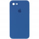 Чохол Silicone Case Square Full Camera Protective (AA) для Apple iPhone 6/6s (4.7") Синій / Navy blue