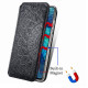 Шкіряний чохол книжка GETMAN Mandala (PU) для Samsung Galaxy A72 4G / A72 5G Чорний - фото