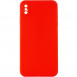 Силіконовий чохол Candy Full Camera для Apple iPhone X / XS (5.8") Червоний / Red