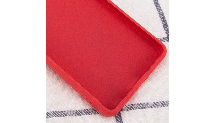 Силиконовый чехол Candy Full Camera для Xiaomi Redmi Note 8 Красный / Camellia - фото