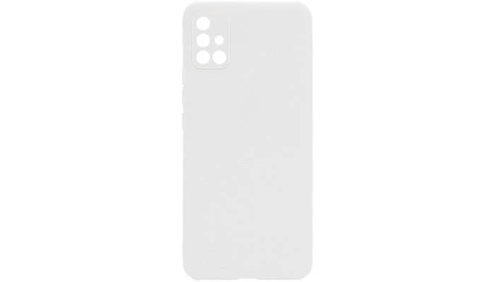 Силиконовый чехол Candy Full Camera для Samsung Galaxy A51 Белый / White - фото