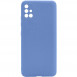 Силиконовый чехол Candy Full Camera для Samsung Galaxy A51 Голубой / Mist blue