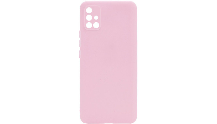 Силиконовый чехол Candy Full Camera для Samsung Galaxy A51 Розовый / Pink Sand - фото