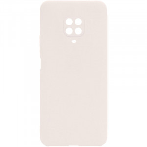 Силиконовый чехол Candy Full Camera для Xiaomi Redmi Note 9s / Note 9 Pro / Note 9 Pro Max Бежевый / Antigue White