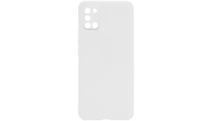Силіконовий чохол Candy Full Camera для Samsung Galaxy A31 Білий / White - фото