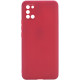 Силиконовый чехол Candy Full Camera для Samsung Galaxy A31 Красный / Camellia - фото