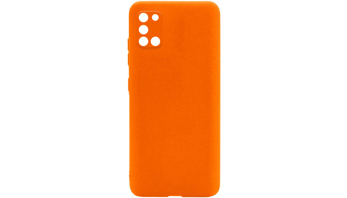 Силиконовый чехол Candy Full Camera для Samsung Galaxy A31 Оранжевый / Orange - фото