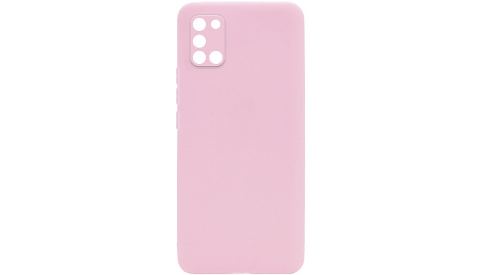 Силиконовый чехол Candy Full Camera для Samsung Galaxy A31 Розовый / Pink Sand - фото