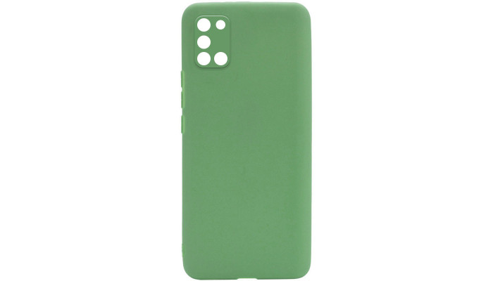 Силиконовый чехол Candy Full Camera для Samsung Galaxy A31 Зеленый / Green - фото
