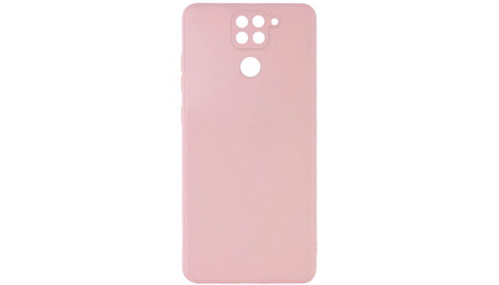 Силиконовый чехол Candy Full Camera для Xiaomi Redmi Note 9 / Redmi 10X Розовый / Pink Sand - фото