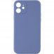 Силіконовий чохол Candy Full Camera для Apple iPhone 12 (6.1") Блакитний / Mist blue