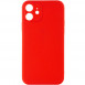 Силіконовий чохол Candy Full Camera для Apple iPhone 12 (6.1") Червоний / Red